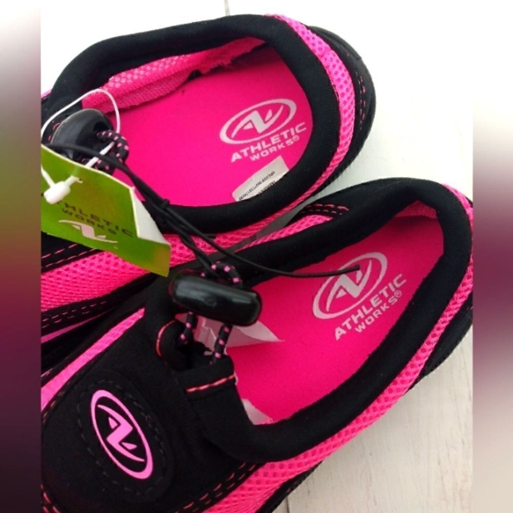 Girls Water Aqua Shoes SZ 5/6 Nwt Kids Neon Pink - Picture 5 of 10